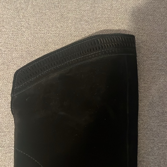 Vince Camuto Verona Black Suede Over the Knee Boots - Picture 3 of 6